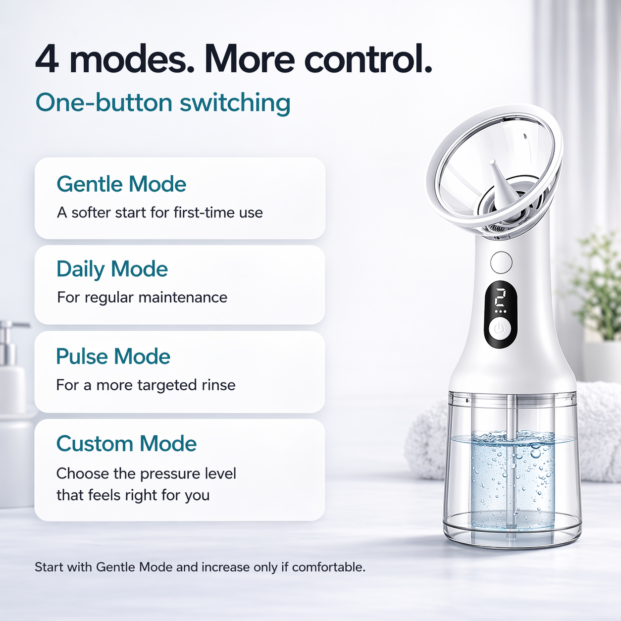 Irrigador Elétrico para Limpeza de Ouvidos